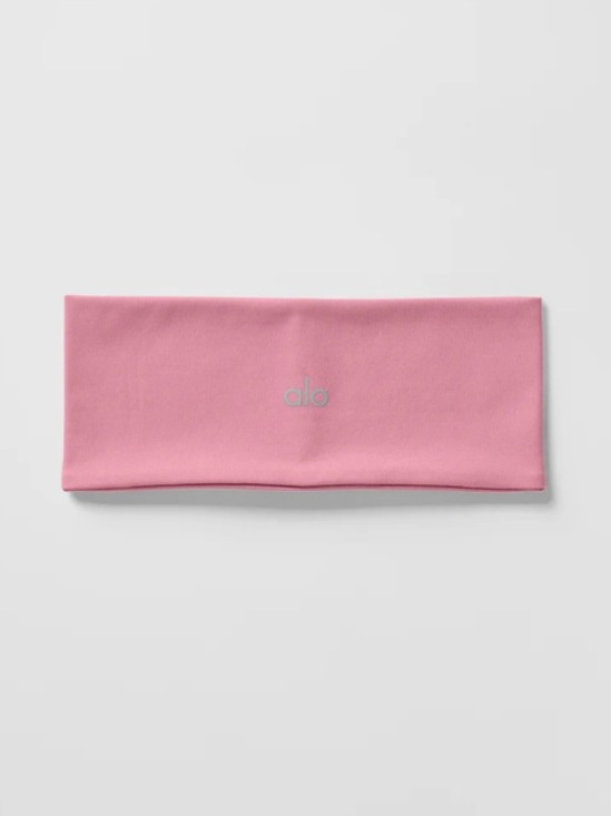 ALO Yoga Accessories - Alo Yoga Performance Conquer Headband Pink Discontinued Color NWT